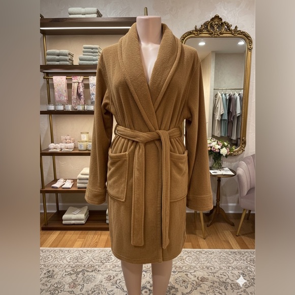 Cozy Light Green Plush Robe - Picture 2 of 4